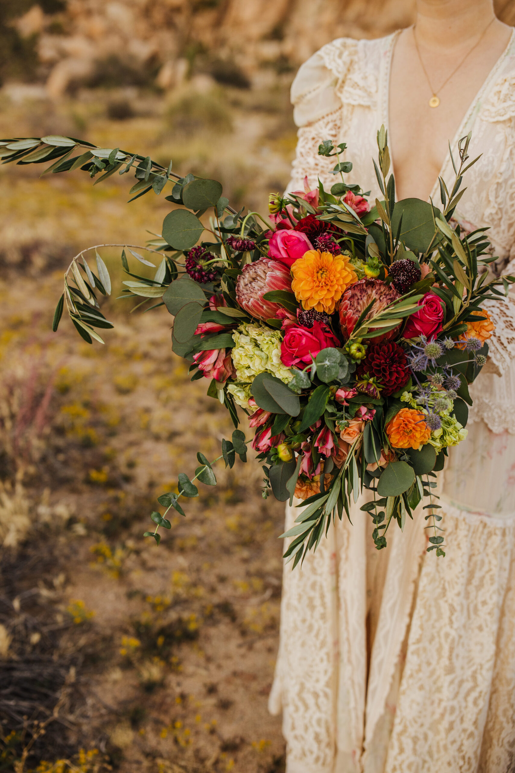 Bouquet for Joshua Tree wedding