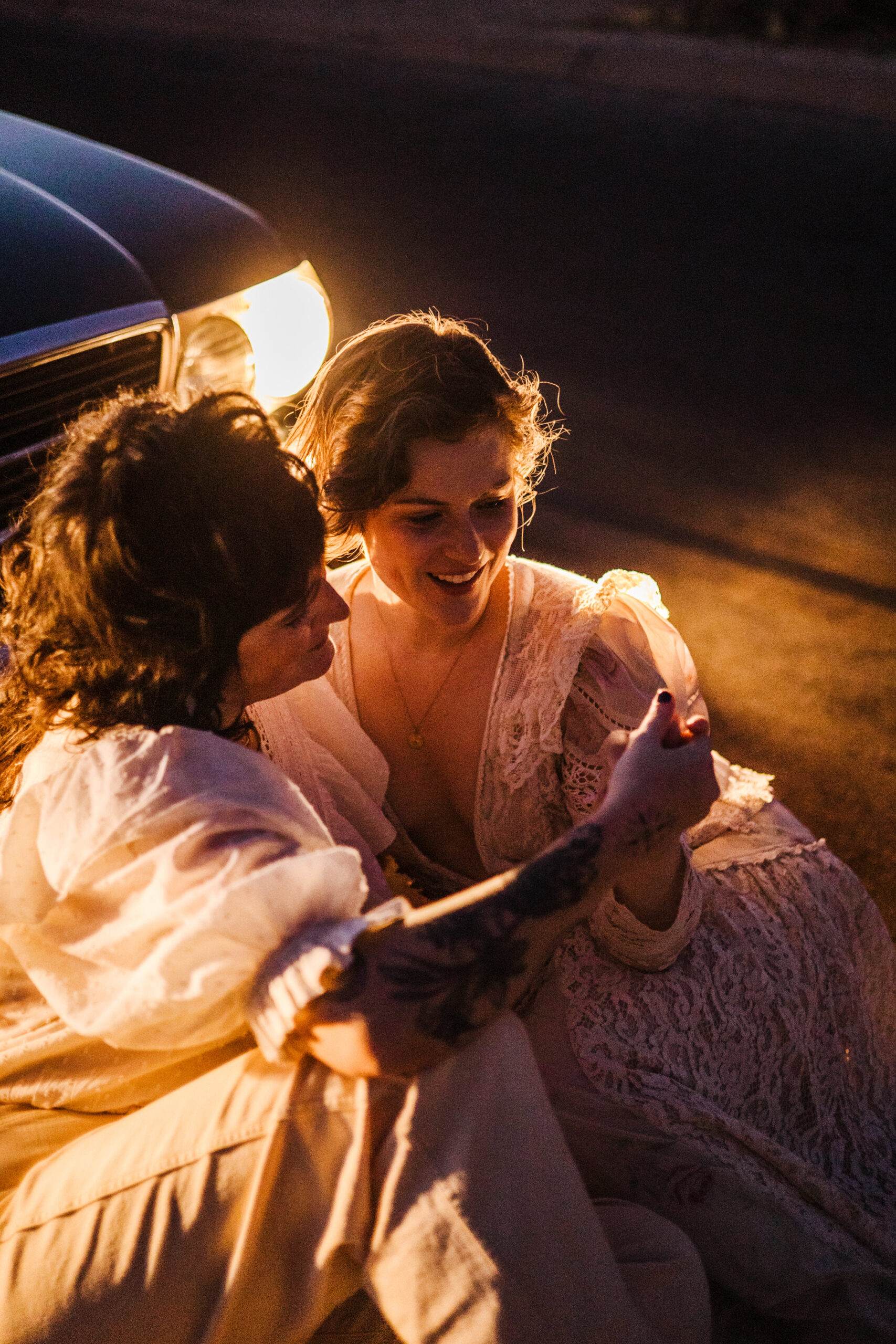 Joshua Tree artsy elopement portraits