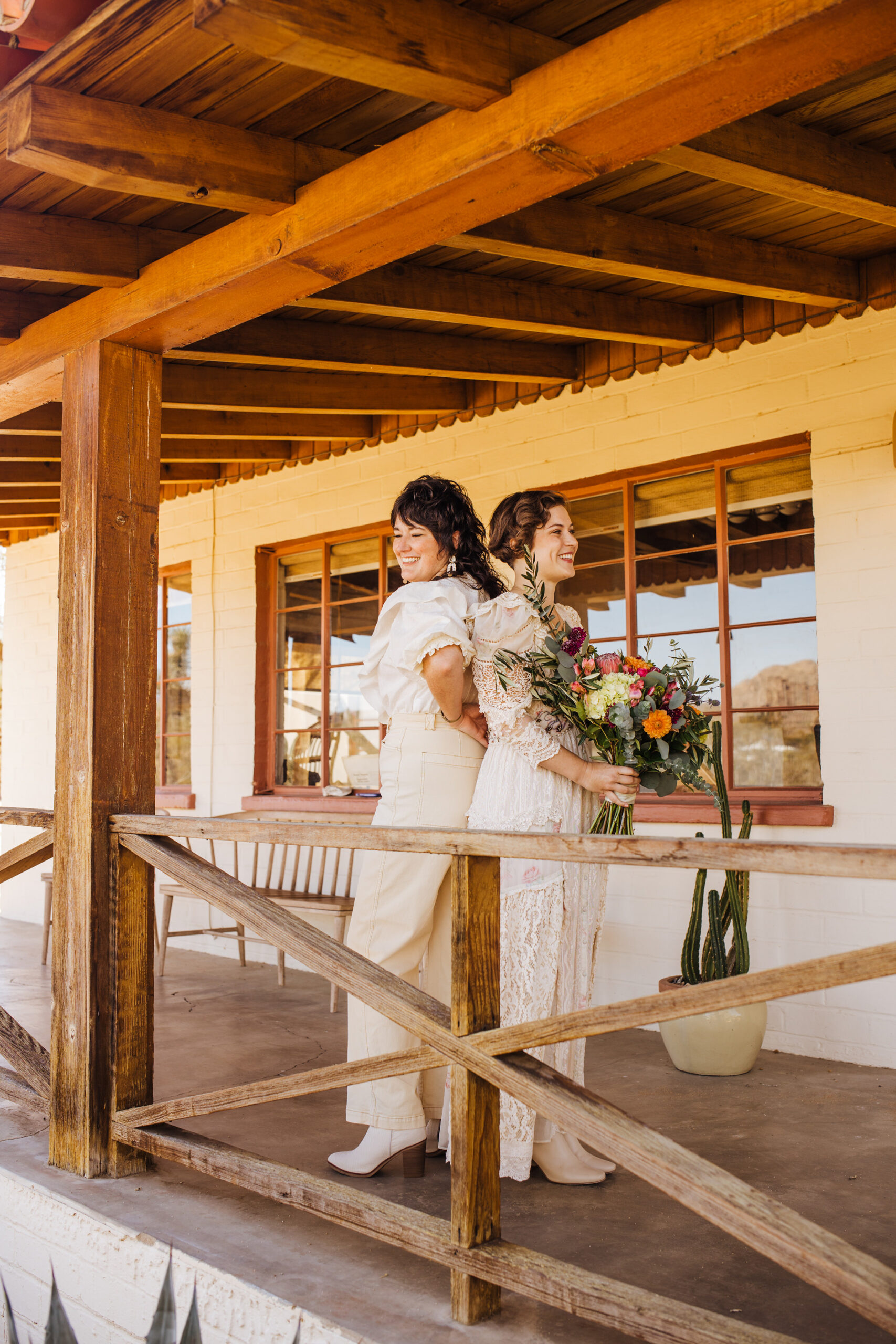 First look on porch