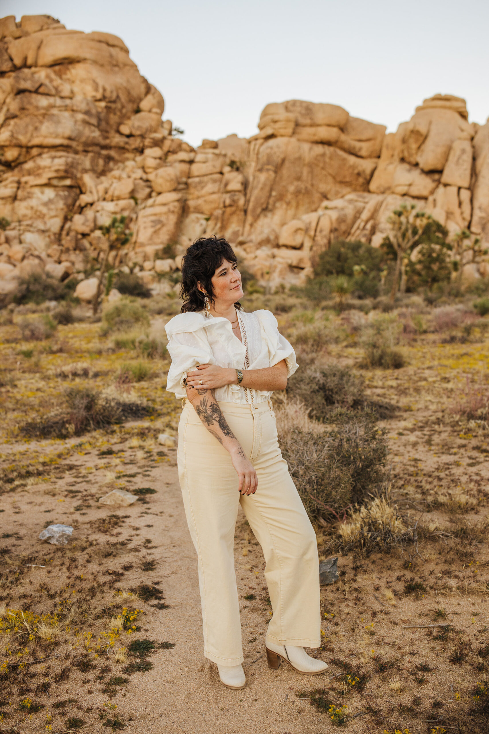 Joshua Tree bride vintage style